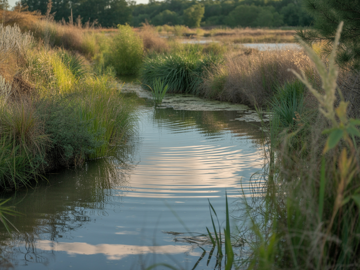 Natural pond demonstrating faithful water stewardship and creation care